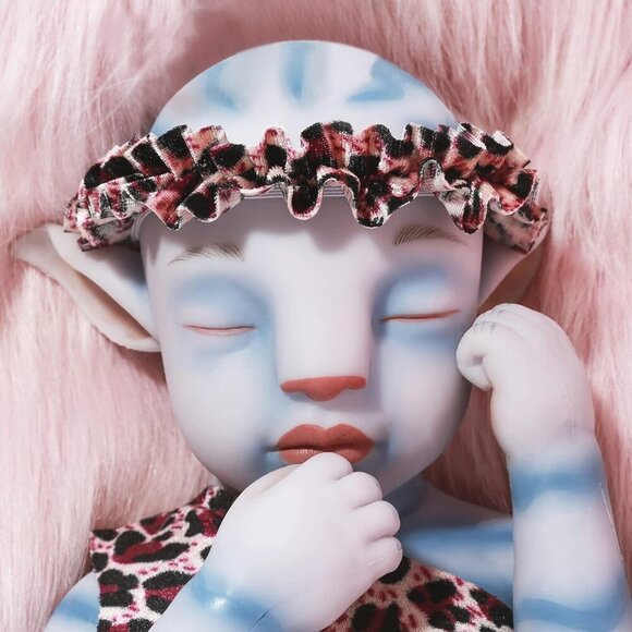 ❤️ 20 inch Baby Girl Full Silicone Realistic Reborn Sleeping Baby - Picture 1 of 6